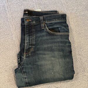 Joes Jeans Mens 31 Brixton Slim Straight Blue Denim Dark Wash Workwear Stretcg